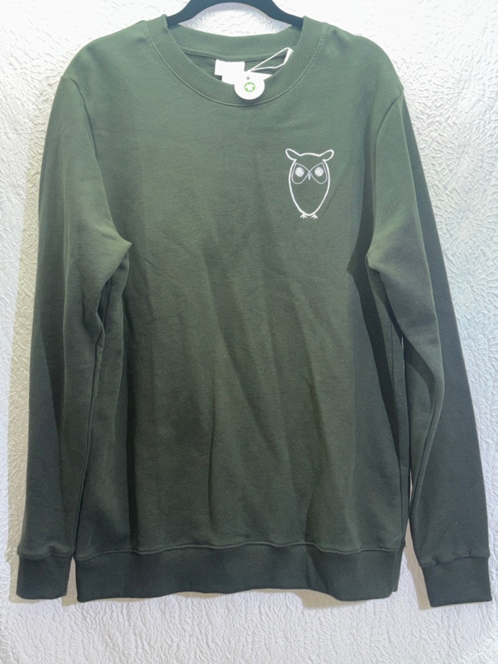 Knowledge Cotton Apparel Crew Neck Long Sleeve Sweatshirt